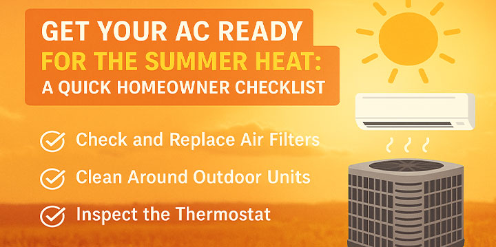 Get Your AC Ready for the Summer Heat: A Quick Homeowner Checklist