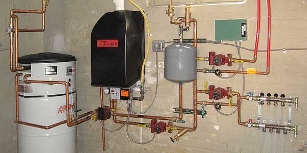 Boiler heating system