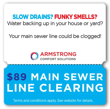 $89.00 Main Sewer Line Cleaning